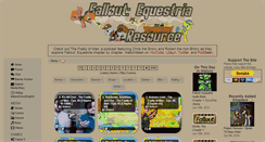 Desktop Screenshot of fallout-equestria.com