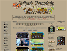 Tablet Screenshot of fallout-equestria.com